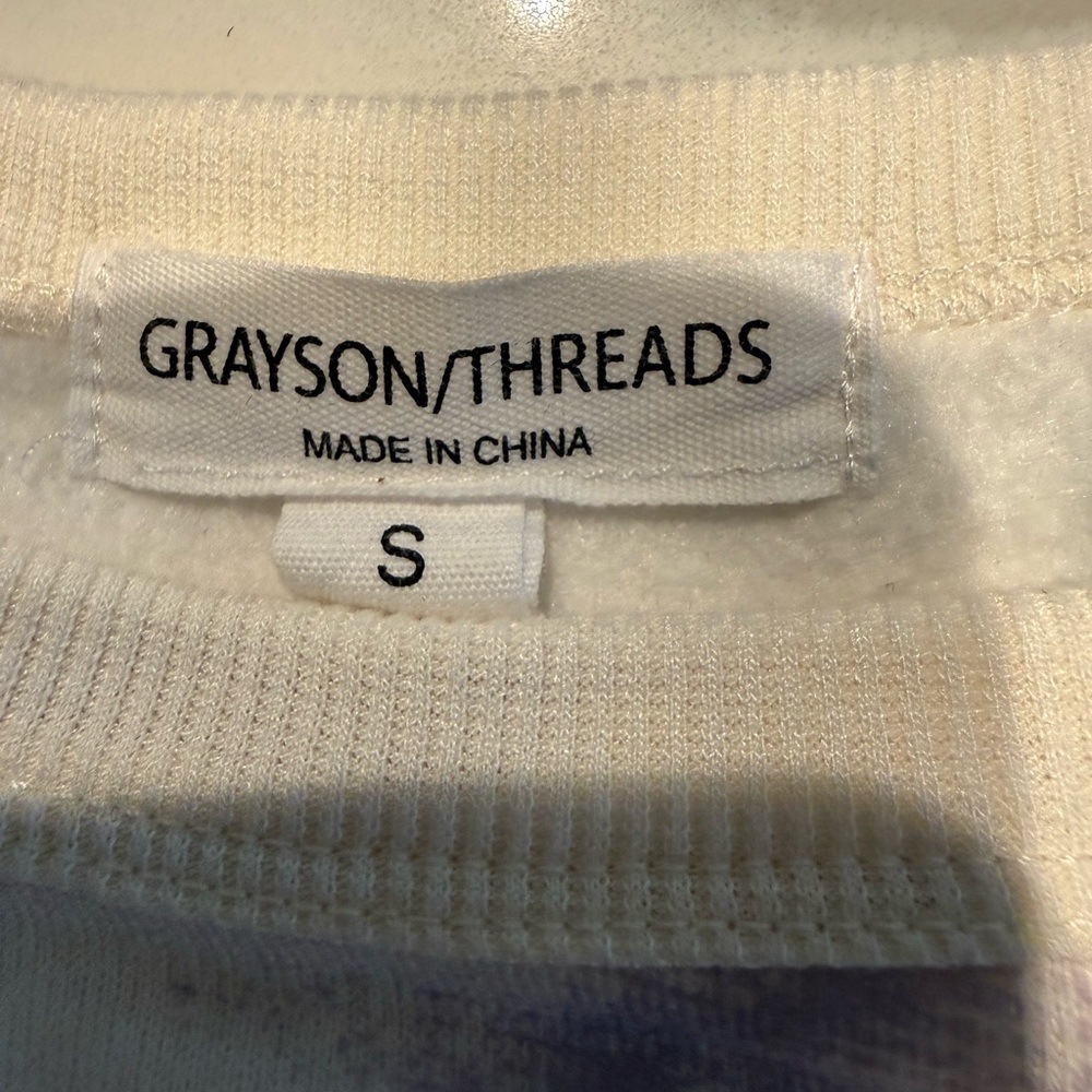 EUC. Grayson Threads Tie-Dye Sweatshirt. PTP 22”, Length 24” - Picture 3 of 4